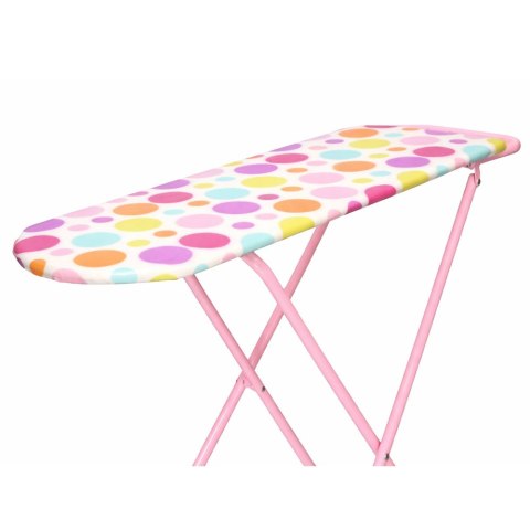 Metalowa Deska Do Prasowania Zabawkowa Składana Dla Dzieci Kropeczki 61 cm LEAN Toys