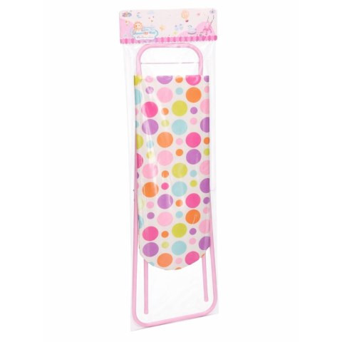 Metalowa Deska Do Prasowania Zabawkowa Składana Dla Dzieci Kropeczki 61 cm LEAN Toys
