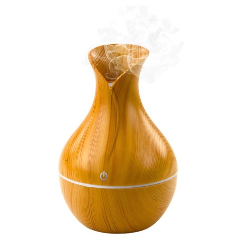Nawilżacz Powietrza Dyfuzor Aromaterapia Imitacja Drewna 130ml LEAN