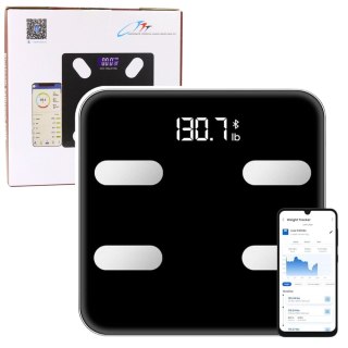 Waga Elektroniczna Łazienkowa Funkcja Smart Bluetooth BMI BMR Aplikacja LEAN