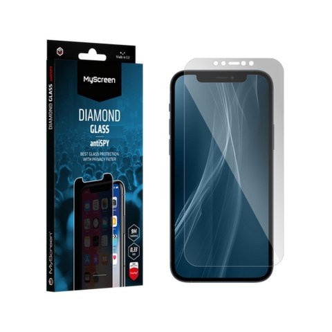 Szklo hartowane AntiSPY prywatyzujące Diamond Glass iPhone 15 Plus 6,7 MyScreenProtector