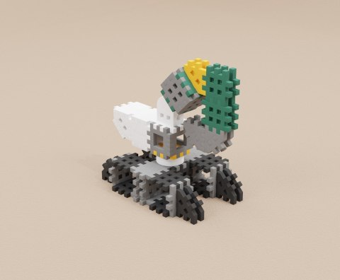 Klocki konstrukcyjne Marioinex Mini Waffle Konstruktor Expert, 301 elementów