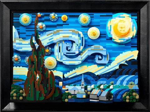 LEGO Ideas 21333 - „Gwiaździsta noc" Vincenta van Gogha