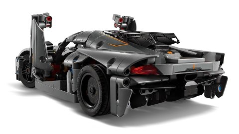 LEGO Technic 42173 - Szary hipersamochód Koenigsegg Jesko Absolut