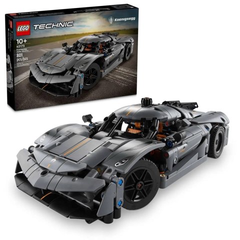LEGO Technic 42173 - Szary hipersamochód Koenigsegg Jesko Absolut