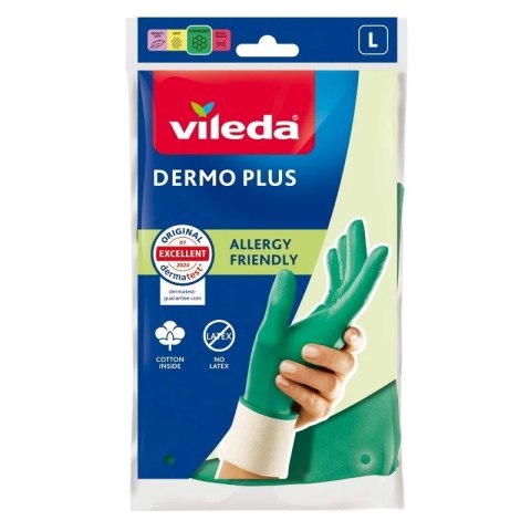 Rękawice Vileda Dermo Plus "L"