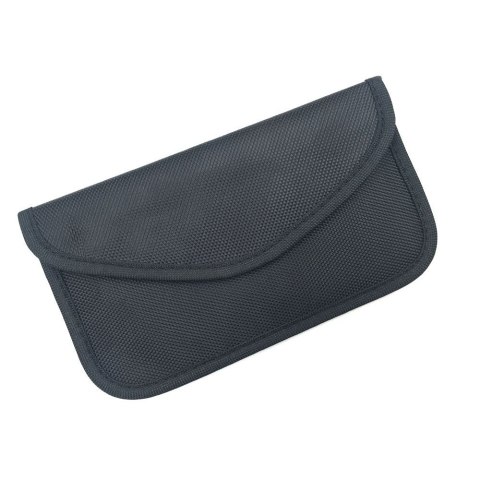 Etui antykradzieżowe na klucze samochodowe klatka Faradaya 20x11cm czarny HURTEL