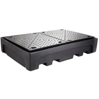 Wanna wychwytowa podstawa pod 2 zbiorniki IBC 1100L plastikowa PE CEMO 10952 GSG24