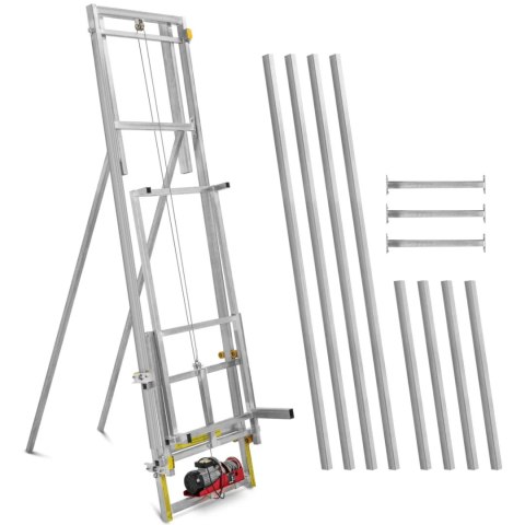 Winda wciągarka dekarska budowlana z pilotem 10 m do 300 kg 1500 W MSW