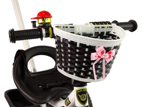 Rower Trójkołowy PRO100 Czarny Koszyk Koła EVA LEAN Trike