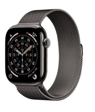 Watch Series 11 GPS + Cellular koperta 46 mm z tytanu w kolorze łupku, bransoleta mediolańska w kolorze łupku M/L