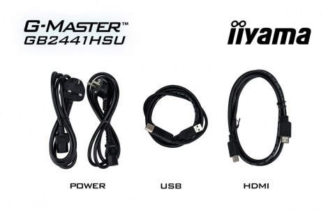 Monitor 23.8 cala GB2441HSU-B1 IPS,FHD,144Hz,1ms,2xUSB,350cd,HDMI,DP,HAS (150) PIVOT