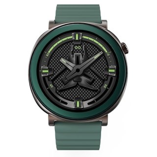 Smartwatch Aurora Amoled rozmowy AI zielony