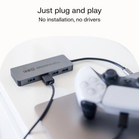 HUB USB-C Basic USB-C do 4x USB-A 3.0