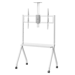 MACLEAN STAND / WÓZEK DO TV, PÓŁKA NA KAMERĘ, NA KÓŁKACH, 55-100", MAX. OBCIĄŻENIE 120KG/10KG PÓŁKA, MAX. VESA 900X600 MC-114