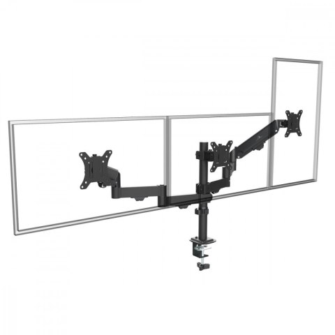Uchwyt na 3 monitory 2-8 kg MC-137 17-27 cali