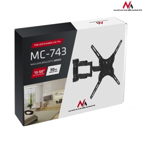 Uchwyt do telewizora lub monitora 13-65 cali MC-743 30kg