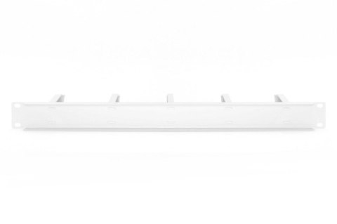 Organizer kablowy poziomy typu RING 19" 1U, 40x483x60mm, szary