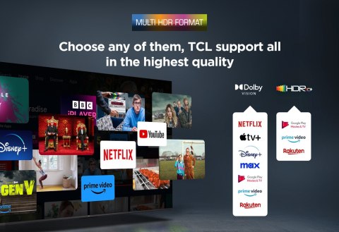 Telewizor TCL 43P7K QLED 43" 4K Ultra HD Google TV Dolby Atmos DVB-T2 Metaliczny