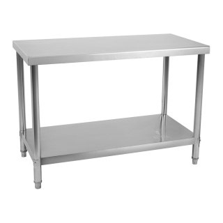 Stół blat roboczy do kuchni centralny z półką Stal nierdzewna 100 x 60cm Royal Catering