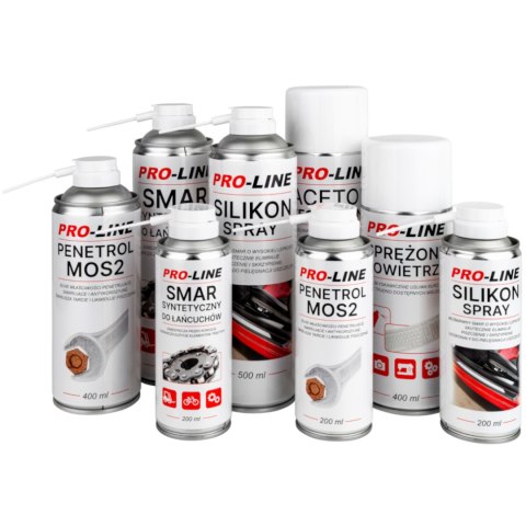 Sprężone powietrze do czyszczenia elektroniki maszyn do szycia PRO-LINE spray 400ml PRO-LINE