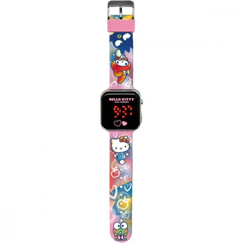 Zegarek LED z kalendarzem Hello Kitty