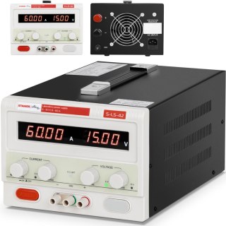 Zasilacz laboratoryjny serwisowy 0-15 V 0-60 A DC 900 W LED Stamos Soldering