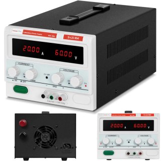 Zasilacz laboratoryjny serwisowy 0-60 V 0-20 A DC 1200 W Stamos Germany
