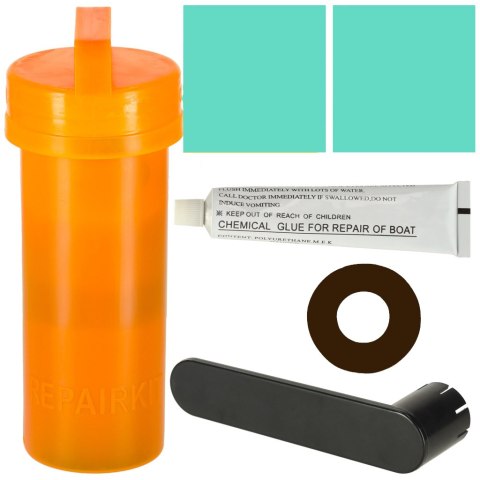 Deska SUP pompowana do pływania z siedzeniem akcesoriami wiosło zestaw turkusowa 350 cm Kik Sp. z o. o. Sp. k.