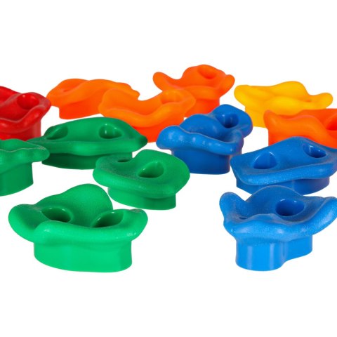 Kamienie wspinaczkowe uchwyty do wspinaczki dla dzieci kolorowe 20 szt + śruby Kik Sp. z o. o. Sp. k.