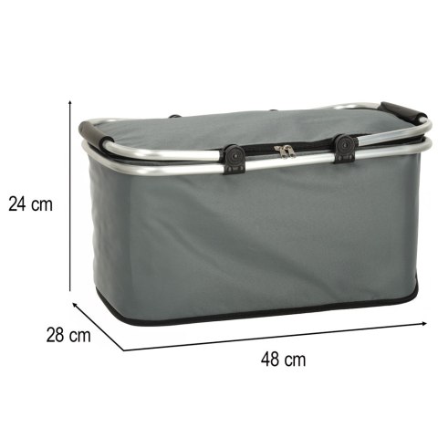 Kosz termiczny piknikowy składany szary Kik Sp. z o. o. Sp. k.
