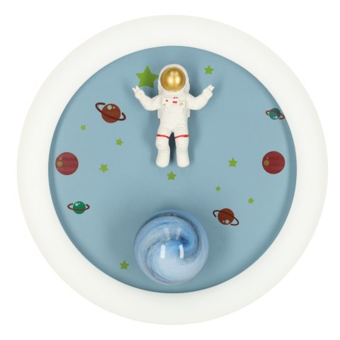 Lampa LED sufitowa plafon do pokoju dziecięcego ściemniana + pilot astronauta Kik Sp. z o. o. Sp. k.