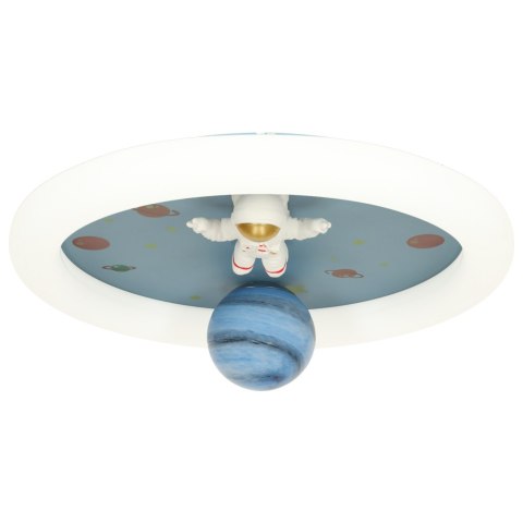 Lampa LED sufitowa plafon do pokoju dziecięcego ściemniana + pilot astronauta Kik Sp. z o. o. Sp. k.