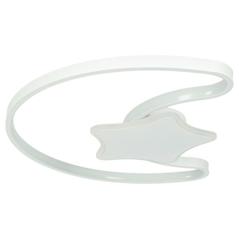 Lampa LED sufitowa plafon do pokoju dziecięcego ściemniana + pilot księżyc biała Kik Sp. z o. o. Sp. k.