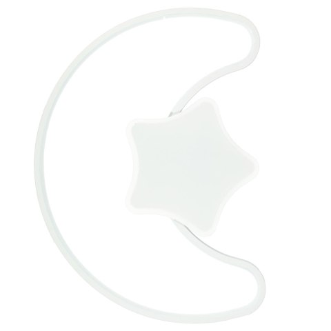 Lampa LED sufitowa plafon do pokoju dziecięcego ściemniana + pilot księżyc biała Kik Sp. z o. o. Sp. k.