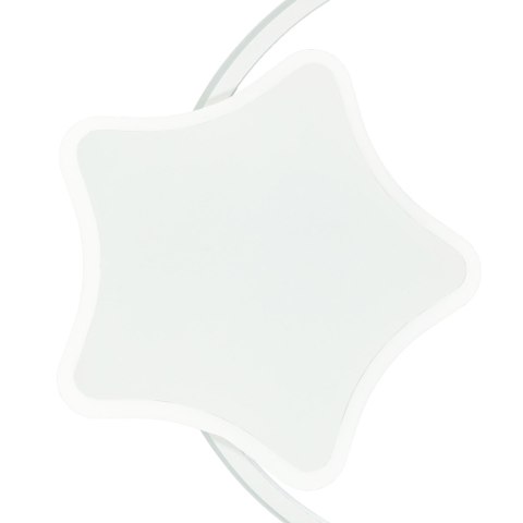 Lampa LED sufitowa plafon do pokoju dziecięcego ściemniana + pilot księżyc biała Kik Sp. z o. o. Sp. k.