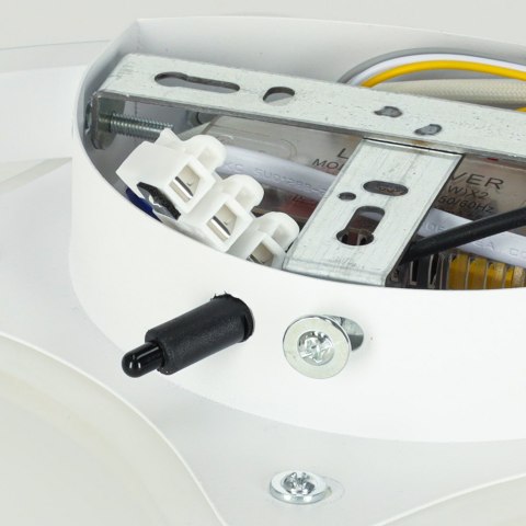 Lampa LED sufitowa plafon do pokoju dziecięcego ściemniana + pilot księżyc biała Kik Sp. z o. o. Sp. k.