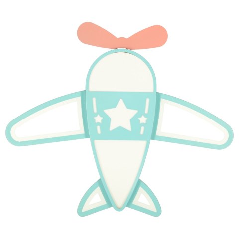 Lampa LED sufitowa plafon do pokoju dziecięcego ściemniana + pilot samolot Kik Sp. z o. o. Sp. k.