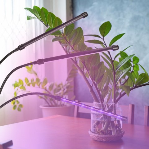 Lampa do roślin LED uprawy wzrostu panel 3 żarówki Kik Sp. z o. o. Sp. k.