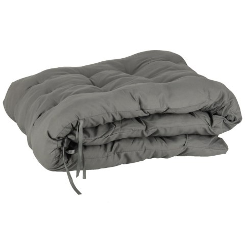 Leżak ogrodowy LUARO fotel składany turystyczny z poduszką szary Kik Sp. z o. o. Sp. k.