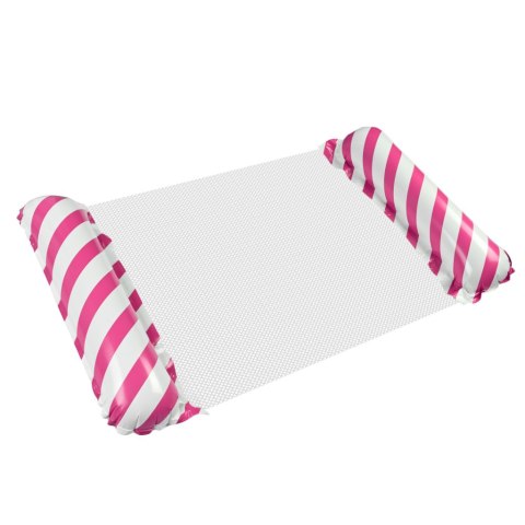 Materac dmuchany plażowy hamak wodny leżak fotel krzesło do pływania basenu różowy Kik Sp. z o. o. Sp. k.