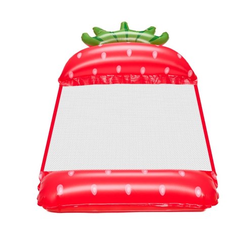 Materac dmuchany plażowy hamak wodny leżak fotel krzesło do pływania basenu truskawka Kik Sp. z o. o. Sp. k.