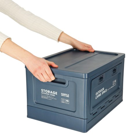 Organizer do bagażnika samochodowy pudełko skrzynka składana 25l granatowa Kik Sp. z o. o. Sp. k.