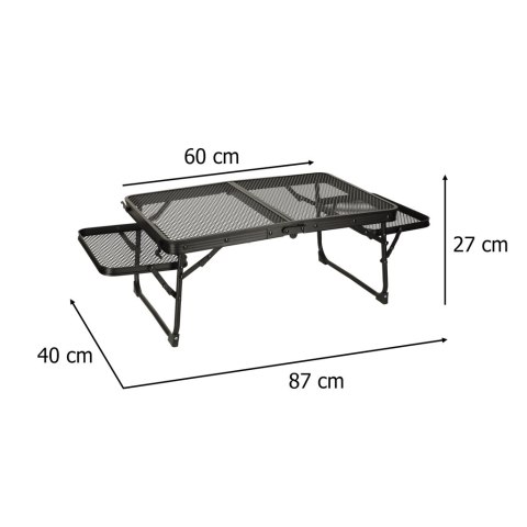 Stół stolik turystyczny LUARO kempingowy cateringowy składany 87 x 60 x 40 x 27 cm Kik Sp. z o. o. Sp. k.