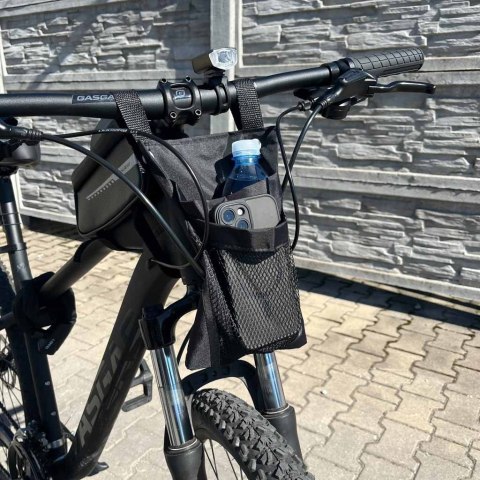Torba na rower hulajnogę kierownicę telefon sakwa rowerowa czarna Kik Sp. z o. o. Sp. k.