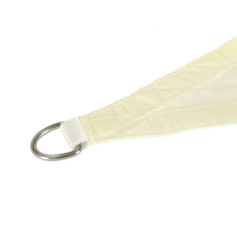 Żagiel przeciwsłoneczny LUARO ogrodowy tarasowy wodoodporny 4x4x4m trójkąt beżowy Kik Sp. z o. o. Sp. k.