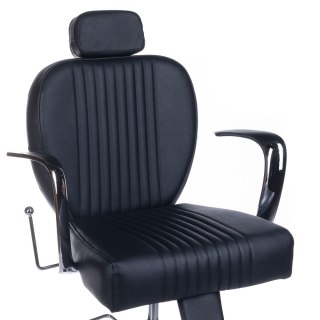 Fotel barberski BJORN BH-3318 Czarny matowy