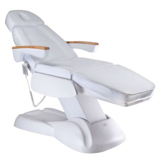 Fotel kosmetyczny elektryczny LUX BW-273B-4 Biały
