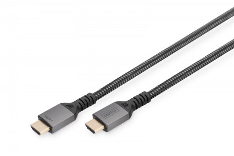 Kabel Premium połączeniowy HDMI 2.1 Ultra HighSpeed 8K60Hz UHD Typ HDMI A/A M/M 3m Czarny Digitus
