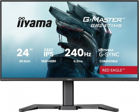 Monitor 23,8 cala GB2471HS-B1 Fast IPS,FHD,240Hz,2xHDMI,DP, 350cd, HAS(150) PIVOT, Adaptive G-SYNC - 1920 x 1080 @48-240Hz Disp